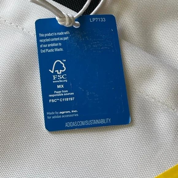 Adidas Originals White and Orange Tote Bag - Picture 12 of 13